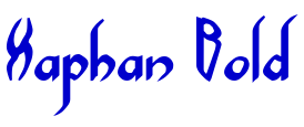 Xaphan Bold 字体